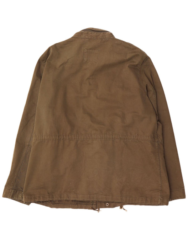 Marks & Spencer Chaqueta utilitaria para hombre UK 46 3XL Algodón caqui