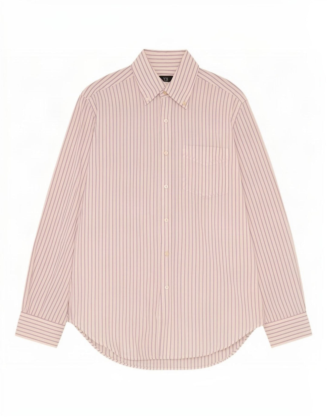 Camisa para hombre Dack's Algodón a rayas blancas pequeñas