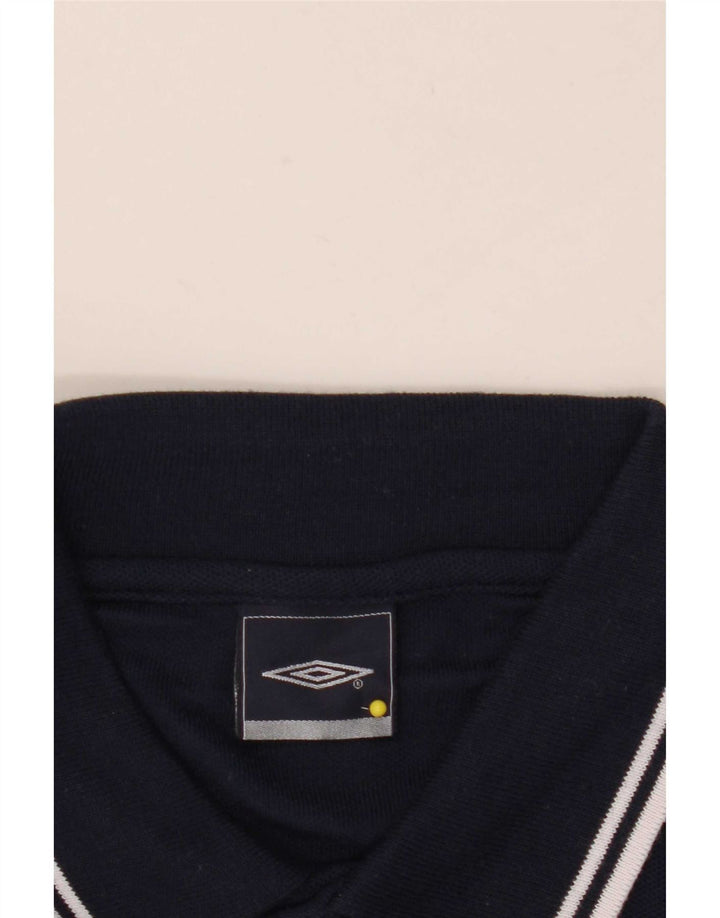 Polo Umbro Hombre Poliéster Azul Marino Medio