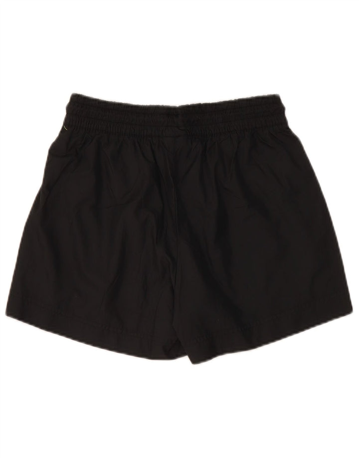 NIKE Pantalones cortos deportivos para mujer UK 6 XS Negro Colorblock Poliéster