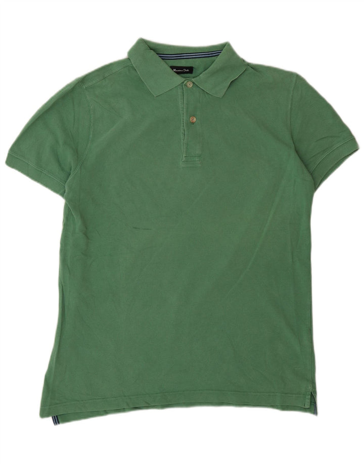 Polo Massimo Dutti Hombre Verde Medio