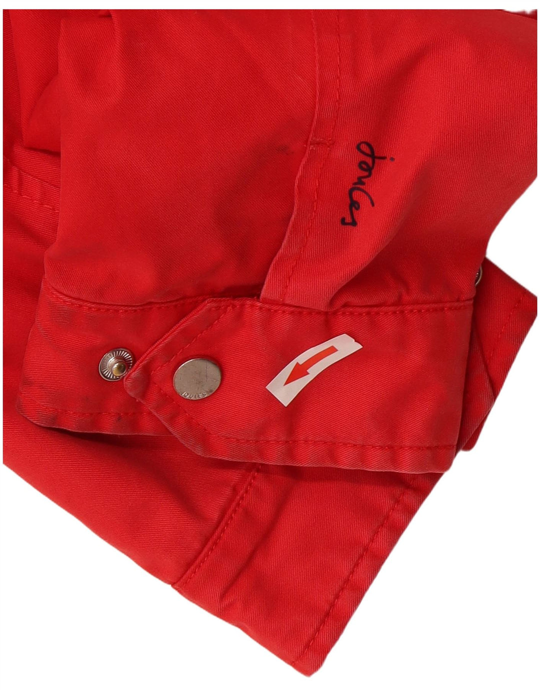 Chaqueta impermeable de gran tamaño para mujer Joules UK 46 Poliéster rojo grande