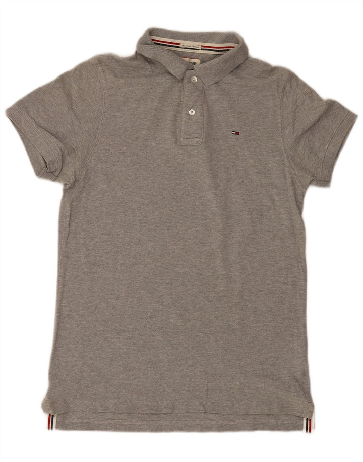 Polo Tommy Hilfiger Hombre Algodón Gris Medio