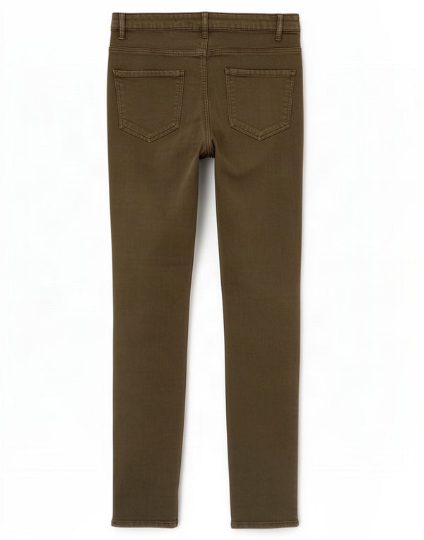 Zara Jeans Ajustados Mujer EU 40 Medium W30 L27 Caqui