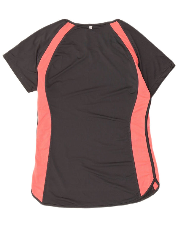 FILA Camiseta para mujer Top UK 40 Grande Negro Colorblock Poliéster