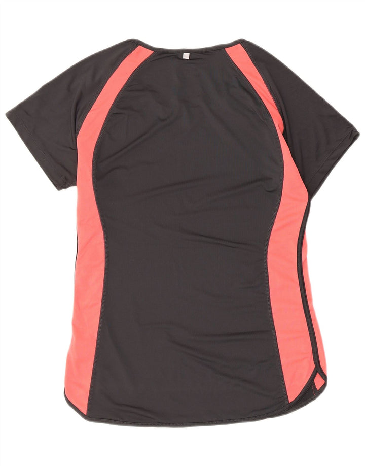 FILA Camiseta para mujer Top UK 40 Grande Negro Colorblock Poliéster