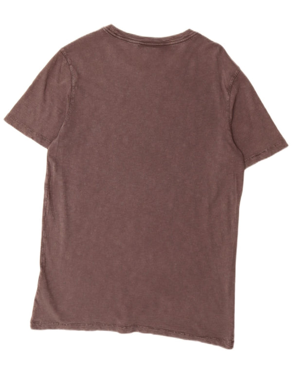 SUPERDRY Hombre Camiseta Top Small Gris Algodón