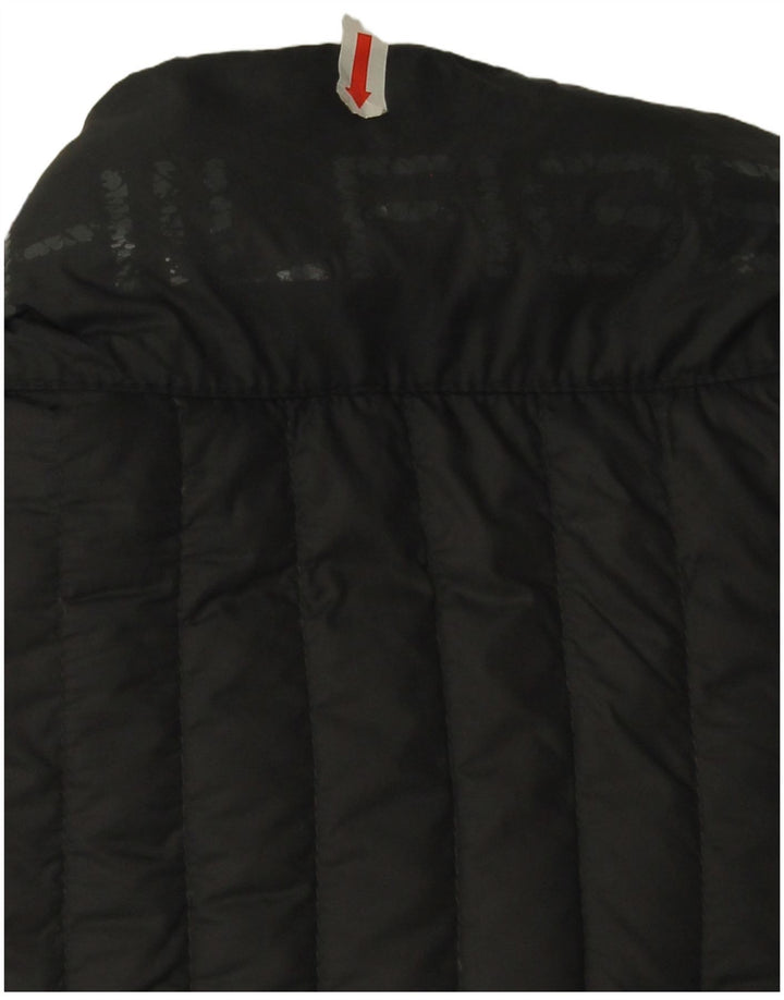 Tommy Hilfiger Chaqueta acolchada para hombre UK 38 Nylon gris medio