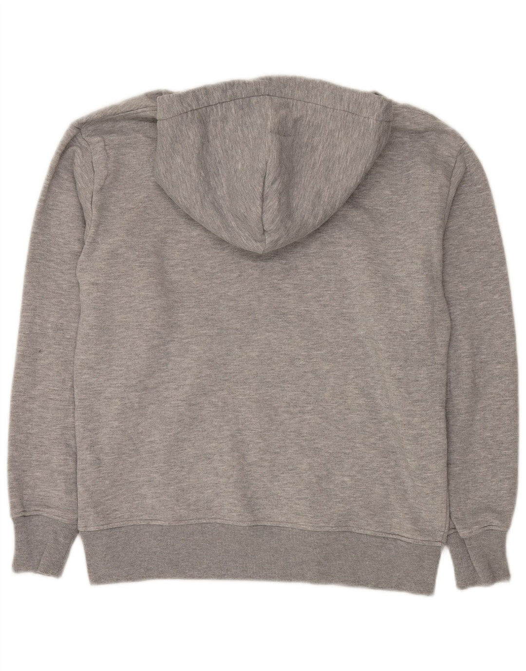 Zara Hombre Sudadera Con Capucha Jersey Gris Medio Poliéster Moteado
