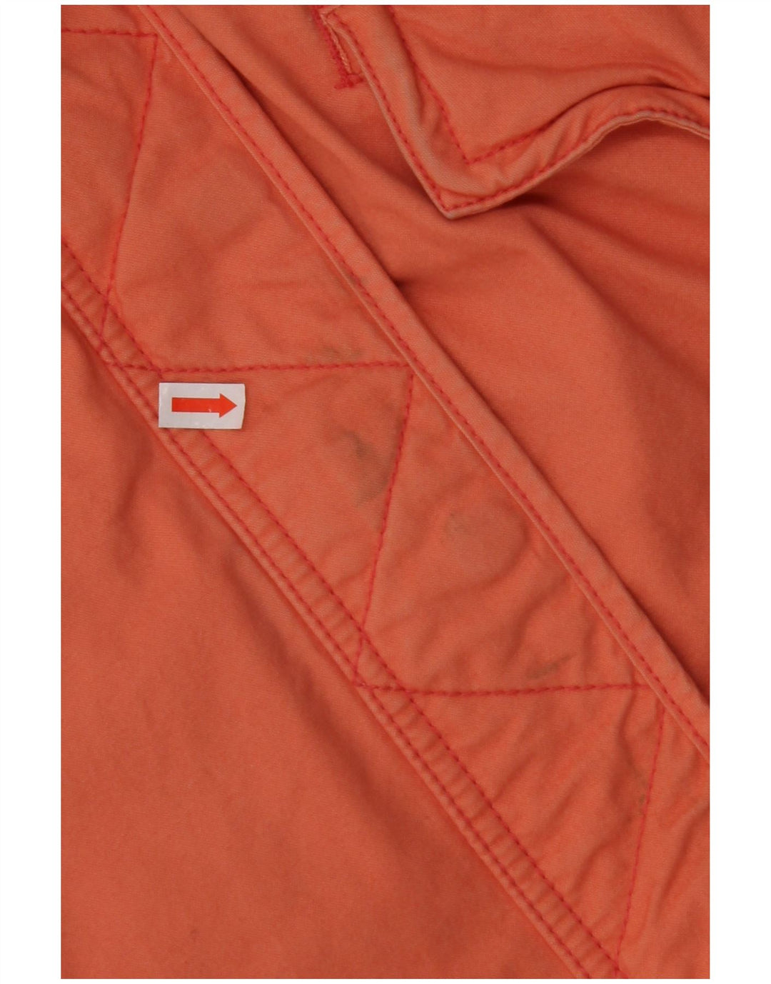 TOMMY HILFIGER Parka extragrande con capucha para mujer UK 10 Small Naranja