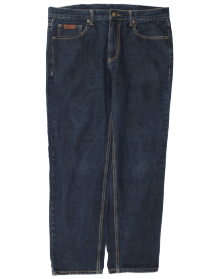 Farah Jeans Rectos Para Hombre W36 L32 Algodón Azul Marino