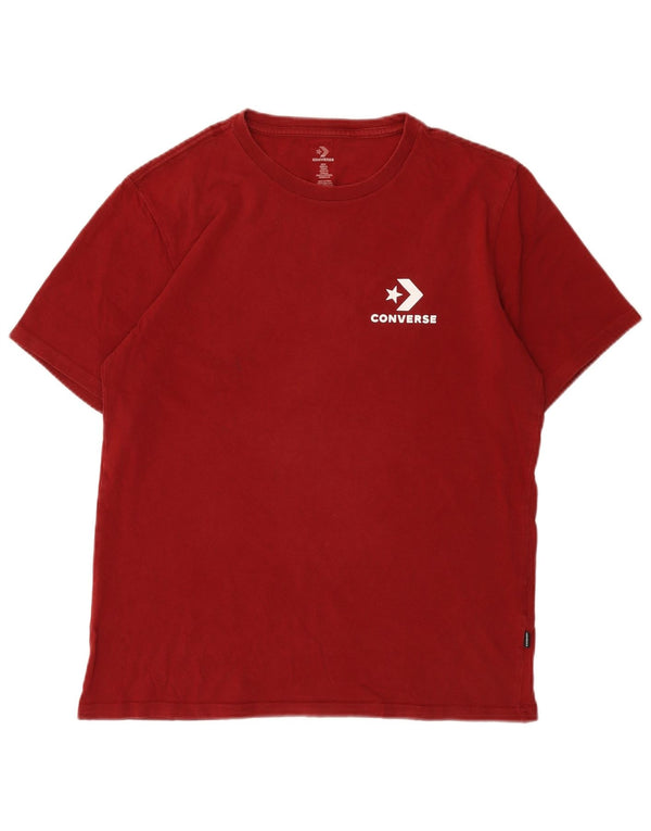 CONVERSE Camiseta para hombre Top Small Red Cotton