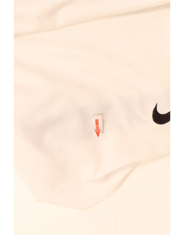 Nike - Pantalones cortos deportivos Dri Fit para hombre, tamaño grande, poliéster blanco roto