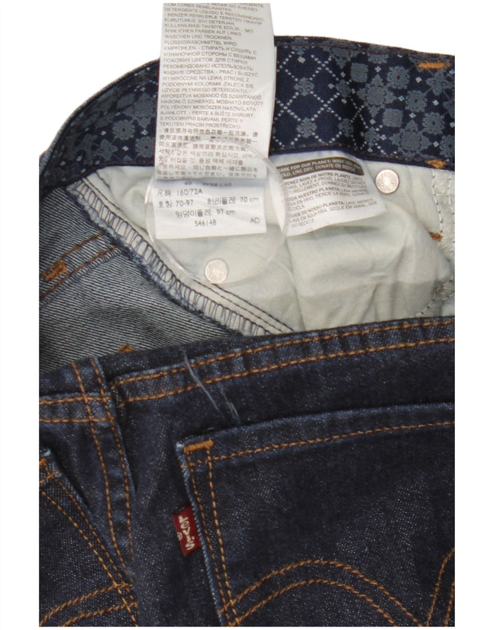Levi's Jeans rectos para mujer US 6 Medium W28 L30 Azul marino Algodón