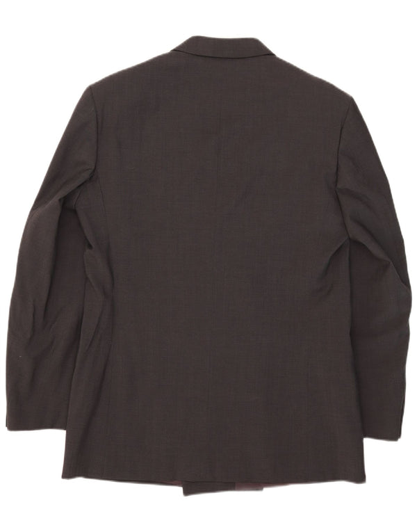 Nino Cerruti Chaqueta tipo blazer con doble botonadura para hombre IT 50 Large Lana gris