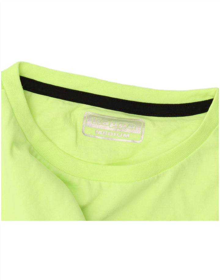 Kappa Hombre Camiseta Gráfica Top Verde Medio