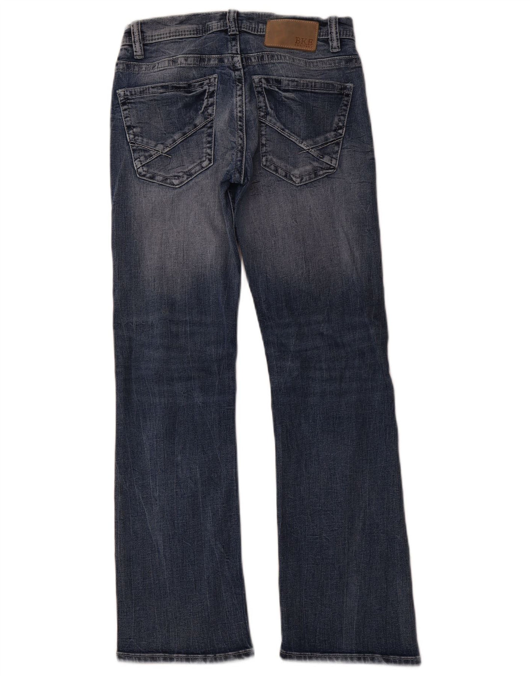BKE Vaqueros Aiden Bootcut para mujer W28 L30 Algodón azul marino