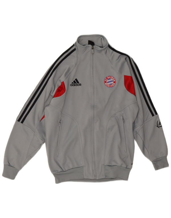 Adidas - Chaqueta de chándal gráfica para niños, 15-16 años, color gris