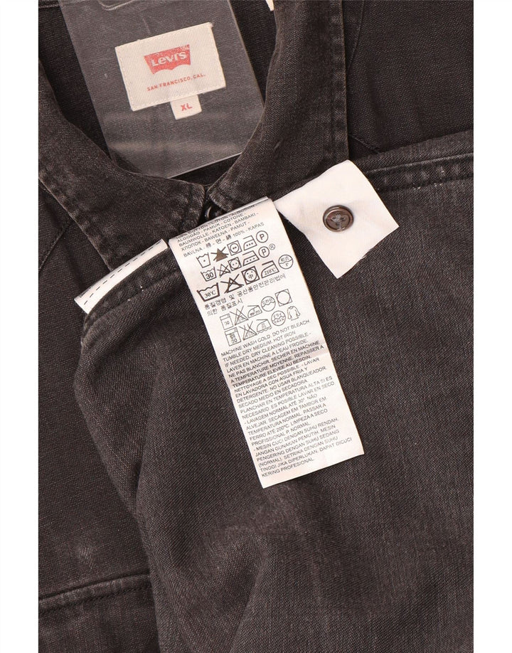 Levi's Camisa Vaquera XL Algodón Negro Hombre