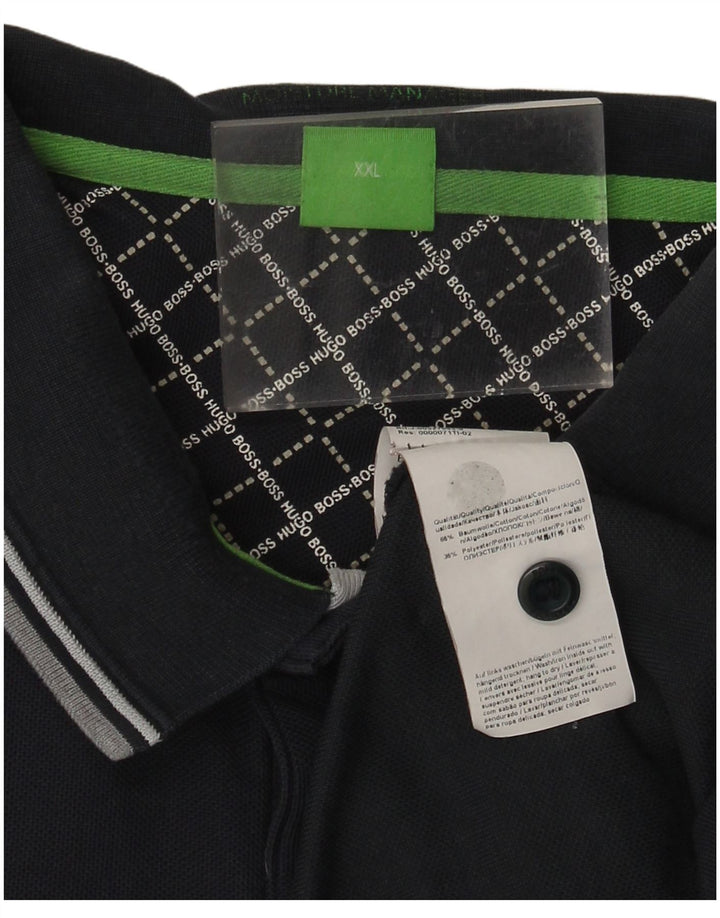 Polo HUGO BOSS para hombre 2XL Algodón azul marino