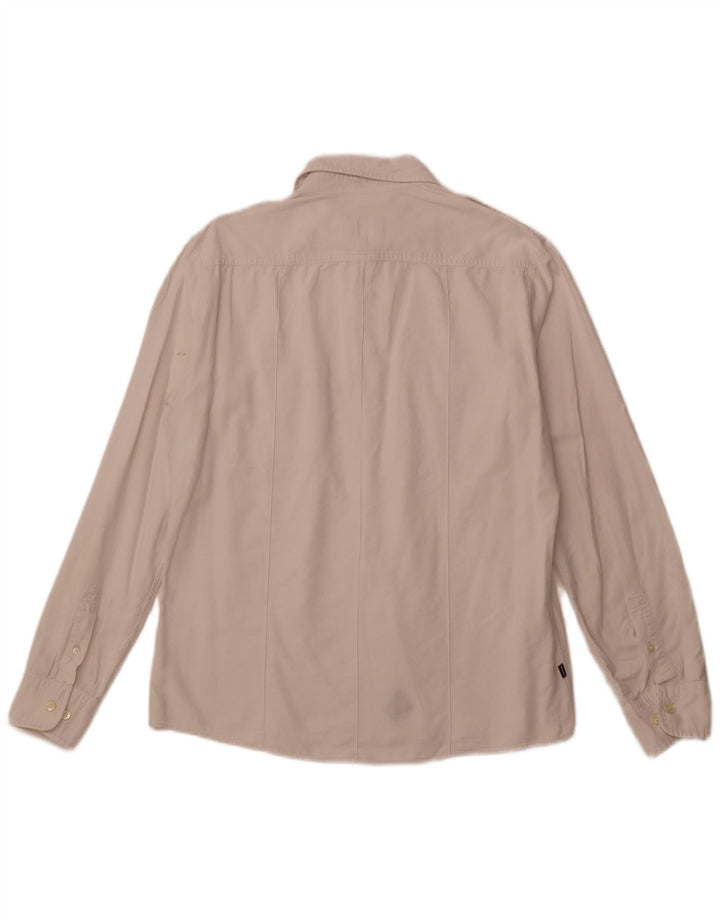 BLAUER Camisa Militar Hombre XL Algodón Blanco