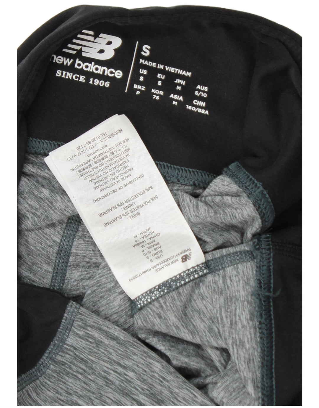New Balance Leggings Capri Performance para Mujer Reino Unido 10 Pequeño Gris Moteado