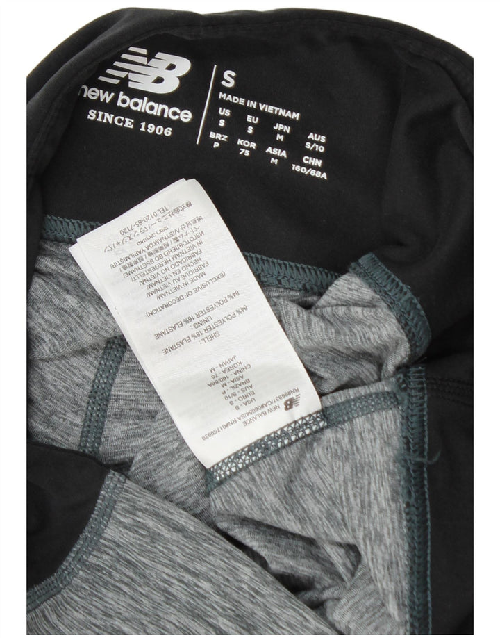 New Balance Leggings Capri Performance para Mujer Reino Unido 10 Pequeño Gris Moteado