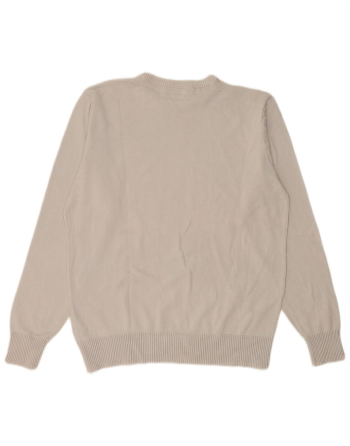 North Sails Jersey de cuello redondo para mujer UK 44 Algodón gris medio
