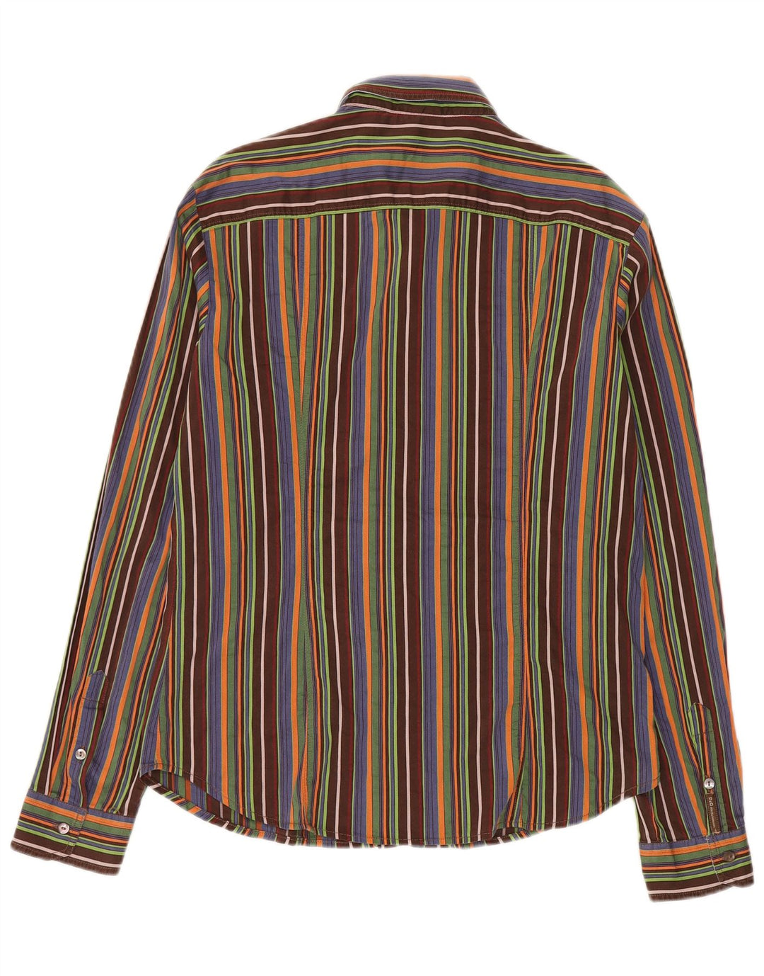 Dolce & Gabbana Camisa Hombre Talla 38 Mediana Algodón A Rayas Multicolor