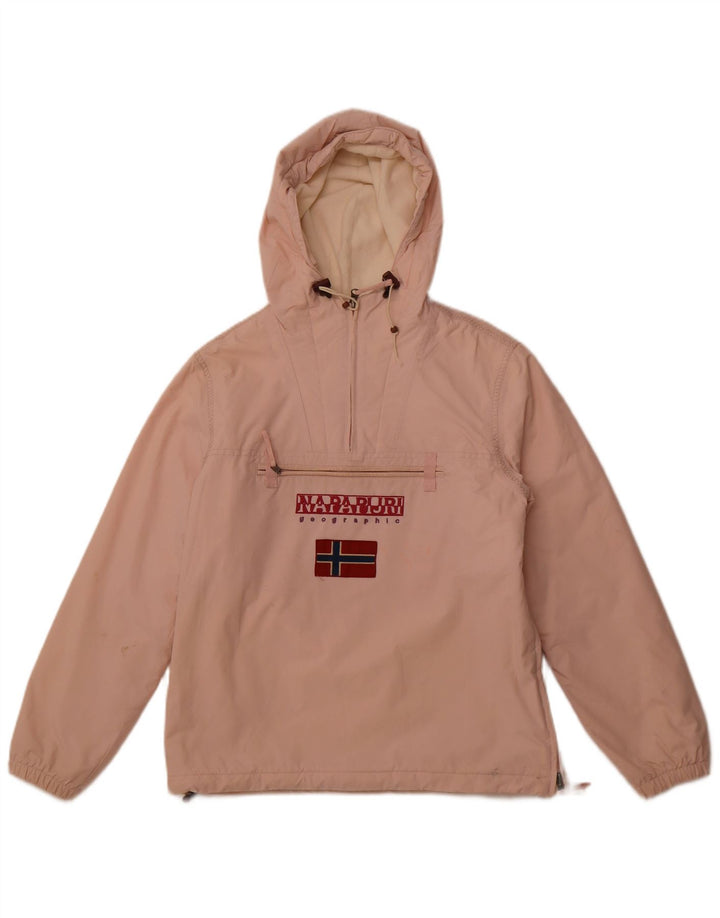 NAPAPIJRI Chaqueta anorak con capucha y gráfico para niña 13-14 años Poliéster rosa