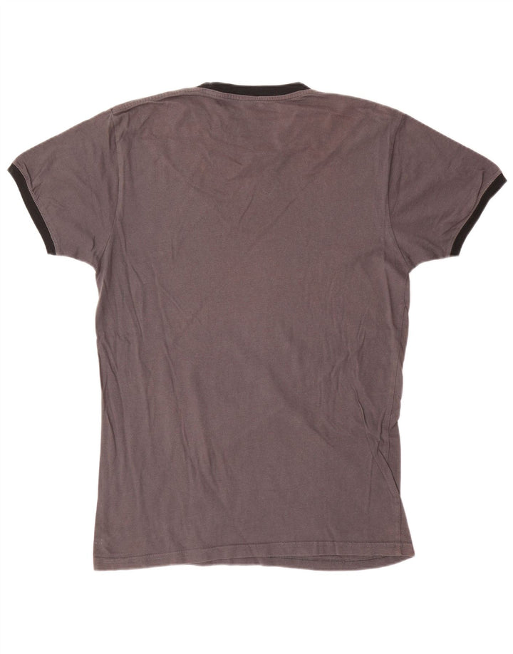 Hard Rock Cafe Mens Chicago Graphic Camiseta Top Algodón Gris Medio
