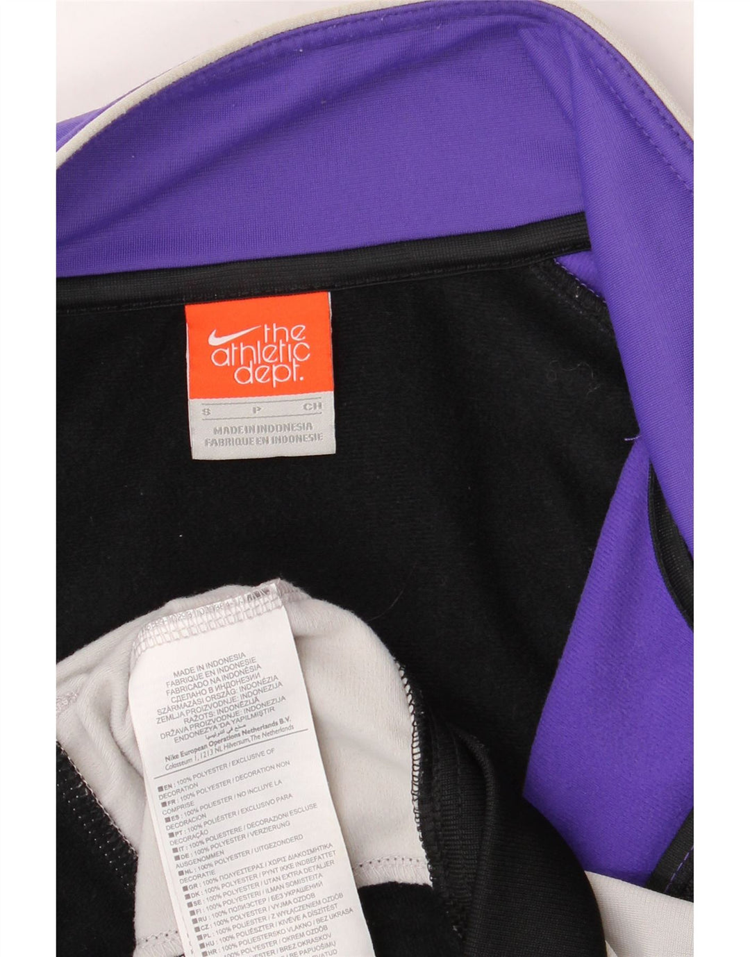 Nike - Chaqueta de chándal para hombre, talla pequeña, color morado, poliéster