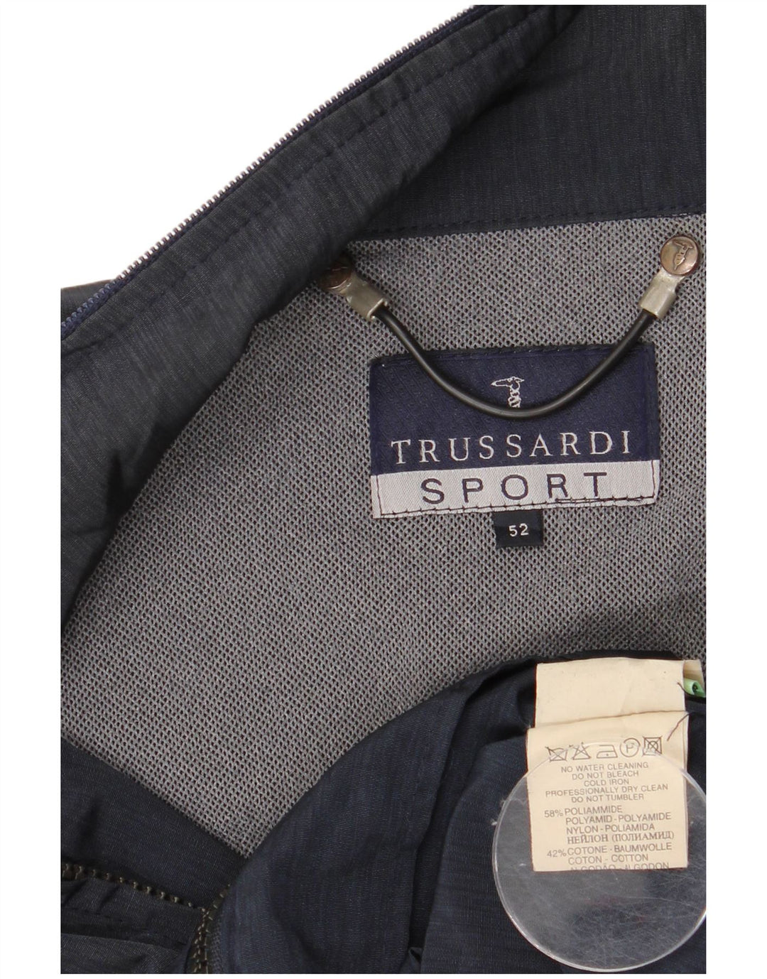 Chubasquero Hombre Trussardi IT 52 XL Poliamida Azul Marino