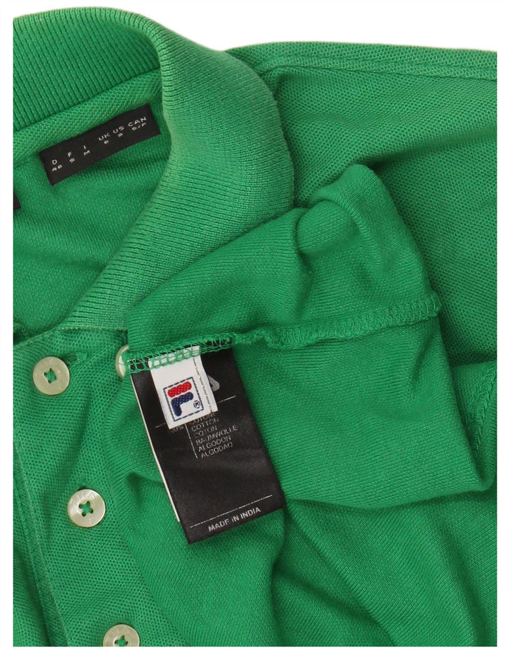 Polo Fila Hombre Pequeño Algodón Verde