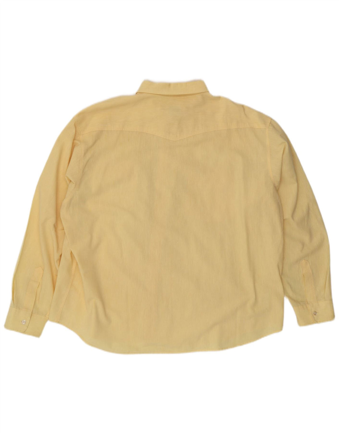 ARIZONA JEANS Camisa Hombre Talla 45/46 XL Amarillo Algodón