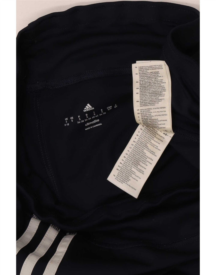 Adidas Leggings para mujer Reino Unido 8 Pequeño Azul Marino Poliéster