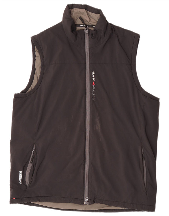 Musto Chaleco acolchado para hombre UK 42 XL Poliamida negra
