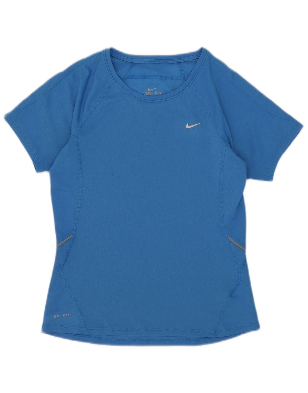 Nike Dri Fit Camiseta para Mujer UK 8/10 Small Azul Poliéster