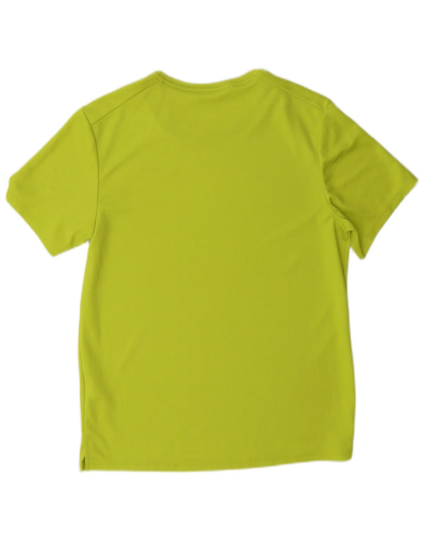 Camiseta Nike Dri Fit para hombre Top Small Verde Poliéster