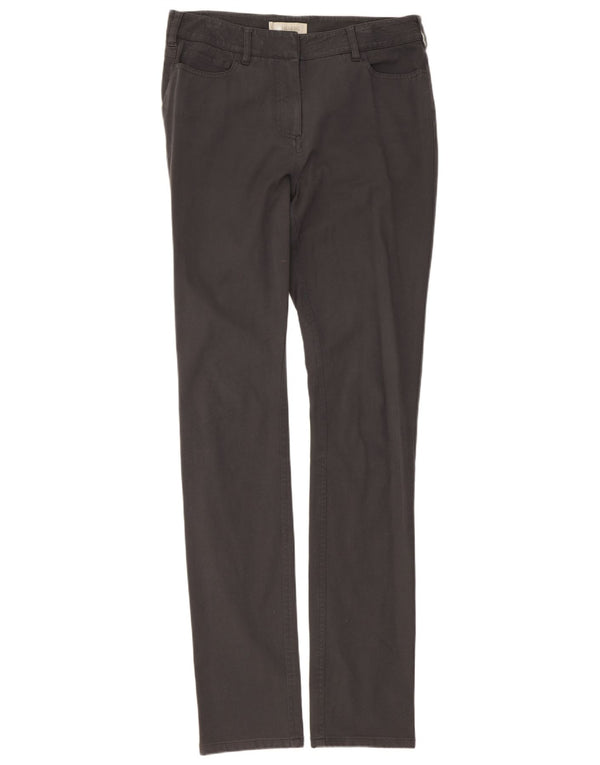Hobbs Pantalones informales ajustados para mujer UK 10 Small W29 L32 Algodón gris
