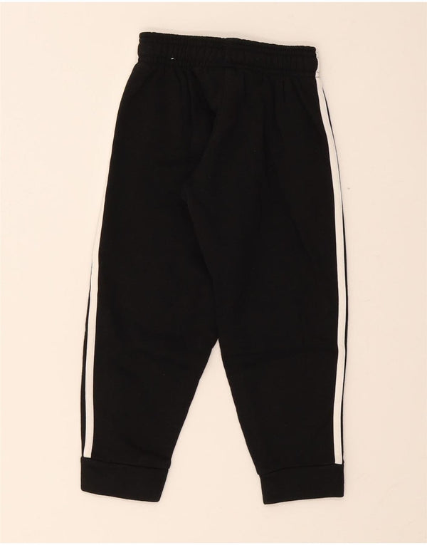 Adidas - Pantalón de chándal para niño (5-6 años), color negro, algodón