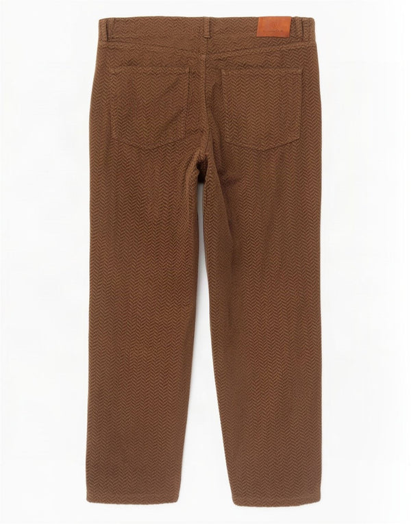 Massimo Dutti Pantalón Pana Mujer EU 42 Large W32 L28 Beige