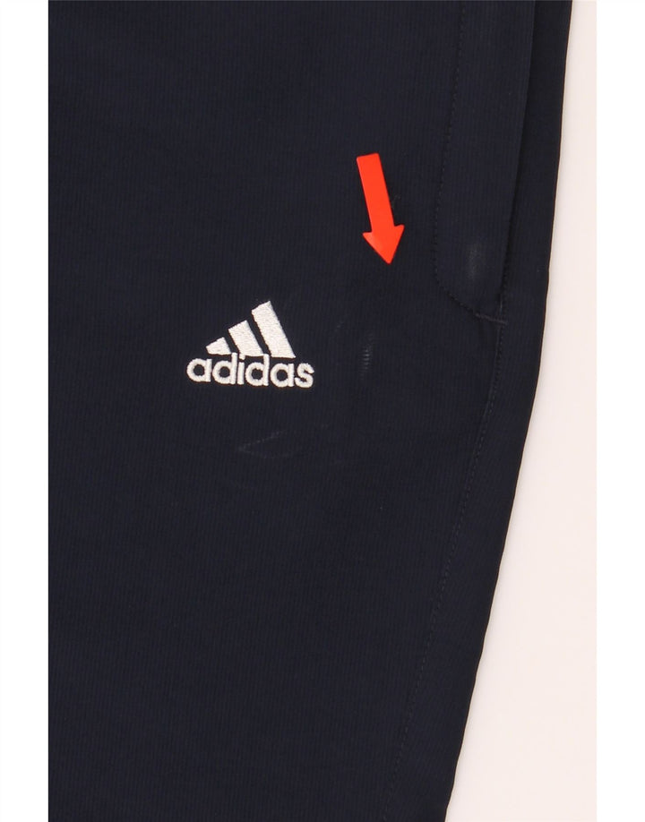 ADIDAS Mens Bermuda Sport Shorts Large Navy Blue Polyester Vintage Adidas and Second-Hand Adidas from Messina Hembry 
