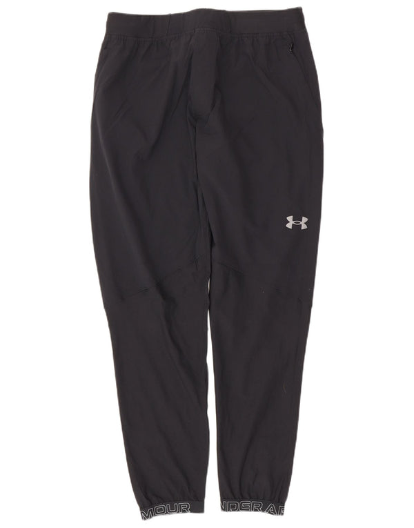 UNDER ARMOUR Pantalones de chándal con estampado gráfico para hombre Joggers Large Poliéster negro