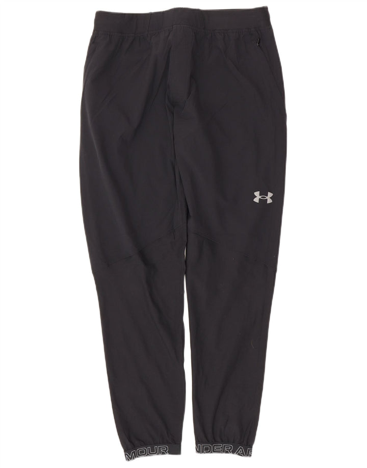 UNDER ARMOUR Pantalones de chándal con estampado gráfico para hombre Joggers Large Poliéster negro