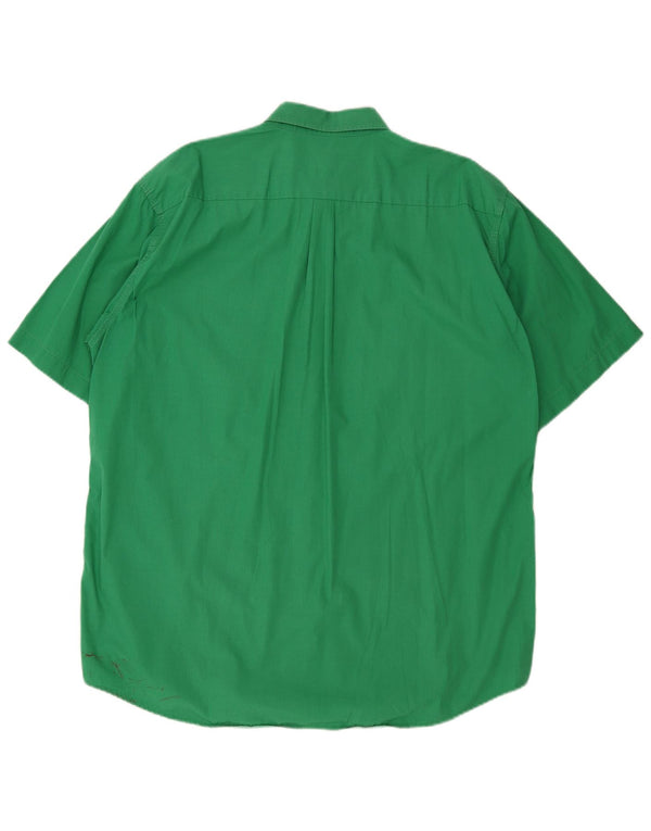Camisa Levi's Hombre Manga Corta XL Algodón Verde