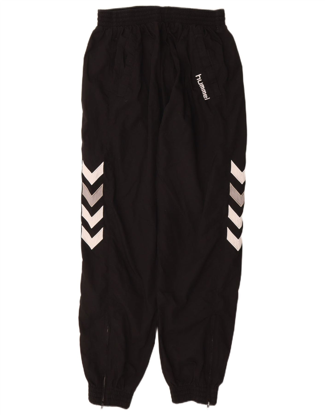 HUMMEL Pantalones de chándal con estampado gráfico para niños, 15-16 años, XL, negro