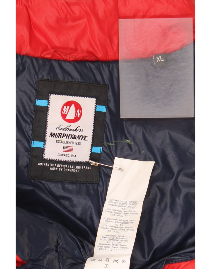 Murphy & Nye Chaleco acolchado para hombre UK 42 XL Poliamida roja
