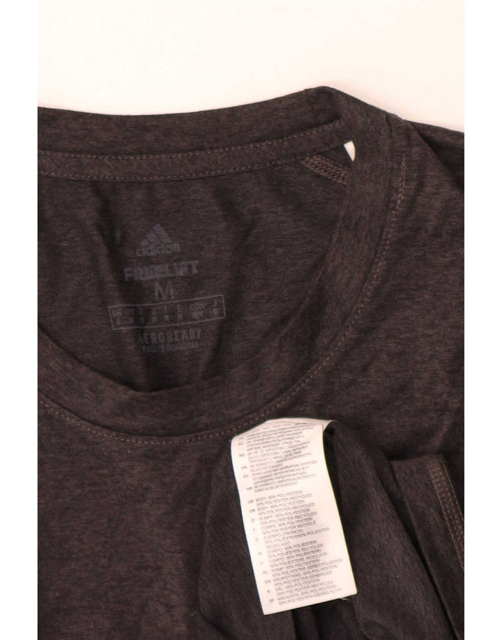 Adidas Hombre Aeroready Camiseta Top Poliéster Gris Medio