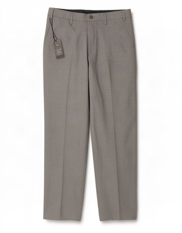 Marks & Spencer Pantalones casuales rectos para hombre W32 L29 Poliéster gris